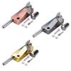 Durable Zinc Alloy Self-Closing Spring Bolt Lock for Wooden Doors, Floor (Red Bronze) view 2