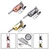 Durable Zinc Alloy Self-Closing Spring Bolt Lock for Wooden Doors, Floor (Red Bronze) view 3