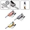 Durable Zinc Alloy Self-Closing Spring Bolt Lock for Wooden Doors, Floor (Red Bronze) view 4