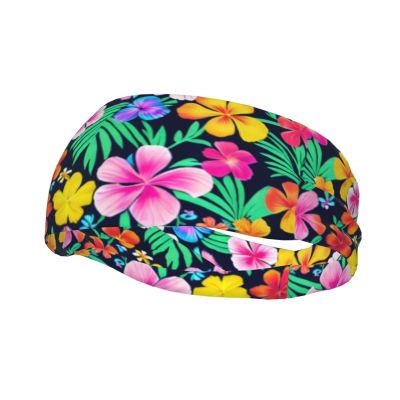 Floral Sports Headband for Men and Women