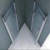 Premium Frameless Folding Glass Shower, Clear Glass, 100 x 100 x 200 cm view 3