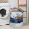 Modern Mountain Art Folding Laundry Basket, 21.8 L view 2