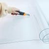 1.5 mm Thick Transparent PVC Office Chair Mat, Scratch-Resistant Floor Protector, 100 x 220 cm view 1