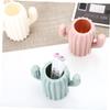 NUOBESTY Beige Resin Cactus Pen Holder view 4