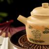 Kung Fu Teapot, Handmade Purple Clay, Hand-Painted Ceramic view 3