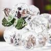 UYCUODLUY Amethyst Crystal Grape Figurine Paperweight, Transparent view 2