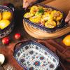 Creative Ceramic Soup and Noodle Bowl with Handles view 2