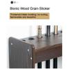 Wooden Pool Cue Stand, Freestanding Rack with 8 Holes view 3