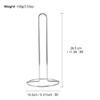 GERRIT Toilet Paper Holder, 32 x 12 cm, Wall-Mounted Paper Towel Holder with Suction Cup Shelf view 4