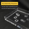 Clear Acrylic Display Case/Shallow Water Tank, 60 x 25 x 10 cm, 3 mm view 3
