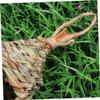 Sosoport Hanging Bird Nest House, Natural Woven Grass, Lightweight and Durable, with Different Entrance Hole Sizes view 3