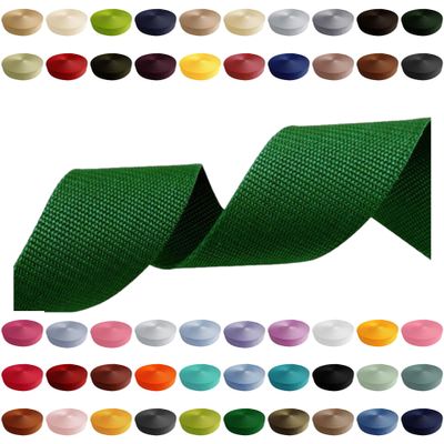 Polypropylene Webbing 40 mm x 2 m, Green