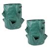 BESPORTBLE 2-Piece PE Plant Grow Bags for Strawberries, Breathable Planting Bags with Side Openings for Vertical Gardening and Root Development view 1