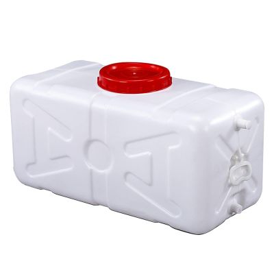 TINGMIAN 145 L Camping Water Container, Extra-Thick Plastic Water Tank with Lid for Outdoor Camping