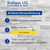 INDIGOS UG Custom Aluminum Composite Door Sign, 30 cm, House Number Sign view 2