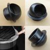 Black Round Stainless Steel Wall Vent Cover view 4