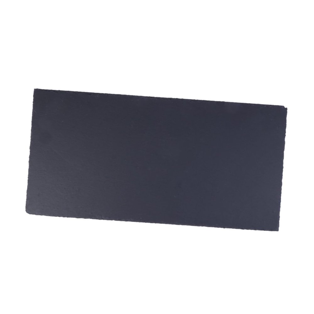 VINTORKY Natural Stone Sushi Serving Plate, Rectangular Grill Plate and Fruit Bowl with Eye-Catching Design for Pizza and Buffets