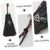 GOOHOCHY Mini Witch Broom Halloween Ornament Craft Broom Mini Broom Decoration Twig Broom Ornament for Halloween Parties and Dollhouses view 3