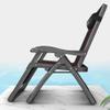 Reclining Folding Sun Lounger with Armrests and Headrest view 3