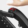 Reclining Folding Sun Lounger with Armrests and Headrest view 4