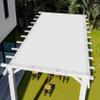 Shade Sail 5 x 6.5 m, White, UV Protection, Waterproof Canopy with Eyelets and Rope view 3