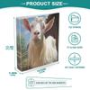 JUMBEAR 3-Ring Binder for Letter Size (11 x 8.5 in), Paper, Round-Ring Organizer with Clipboard, for School and Office Supplies, Goat view 3