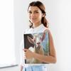 JUMBEAR 3-Ring Binder for Letter Size (11 x 8.5 in), Paper, Round-Ring Organizer with Clipboard, for School and Office Supplies, Goat view 4