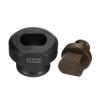 QUARKZMAN Hydraulic Hole Punch Dies, 15 × 20 mm Oval Hole, for MHP-20/JP-20, Burgundy & Black view 3