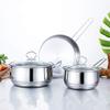 KOHARA 3-Piece Stainless Steel Cookware Set view 3