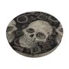 ZHONGSK Round Bar Stool Cushion Cover with Skull Design view 1