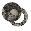 ZHONGSK Round Bar Stool Cushion Cover with Skull Design view 2
