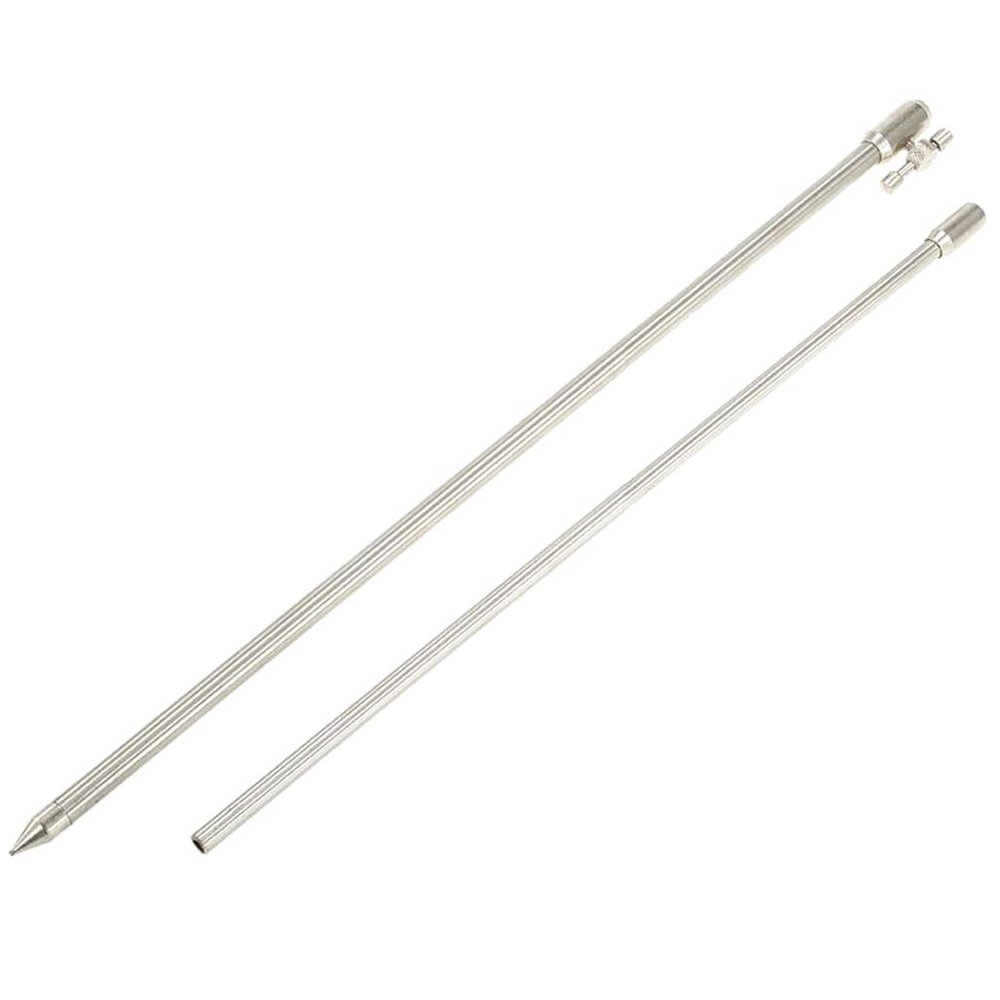 Domasvmd Telescopic Stainless Steel Carp Fishing Alarm Bankstick, 35–70 cm