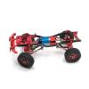 UNARAY Metal Chassis Link Rod, Shock and Driveshaft Set for WPL C14/C24/C24-1/C54 1/16 RC Cars, Red view 4
