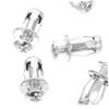 INOOMP 20 Sets Galvanized Carbon Steel and Stainless Steel Hollow Wall Anchors view 3