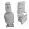 HOOTNEE Sandstone Garden Moai Statue for Aquariums view 4