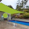 NAKAGSHI Waterproof Sun Shade Sail 5.5 x 5.5 m, Green view 3