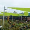 NAKAGSHI Waterproof Sun Shade Sail 5.5 x 5.5 m, Green view 4