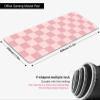 SXCKANG Pink Desk Mat, Checkered Pattern, 800 x 300 mm view 2