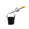 Outdoor Wall-Mounted Ashtray with Storage Bucket view 1