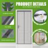 Magnetic Fly Screen Door Curtain, 190 x 250 cm, Gray view 4