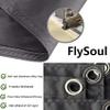 Shade Sail 3 x 6.5 m, Dark Gray view 4