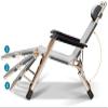 Folding Zero-Gravity Sun Lounger with Double Oxford Fabric view 2