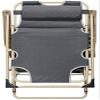 Folding Zero-Gravity Sun Lounger with Double Oxford Fabric view 3