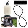 LT Easiyl 2-Pack Pool Sand Filter Valve Rubber Gasket O-Ring Replacement, Compatible with Hayward Pro S140T, SP071620T, S144T, S180T, S210T Series Filters, Black view 2