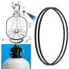LT Easiyl 2-Pack Pool Sand Filter Valve Rubber Gasket O-Ring Replacement, Compatible with Hayward Pro S140T, SP071620T, S144T, S180T, S210T Series Filters, Black view 3