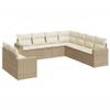 Tidyard 9-Piece PE Rattan Outdoor Lounge Set with Cushions view 2