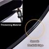 TMKDNNKG Large Black Lazy Susan, 10 mm Tempered Glass Rotating Tray view 3