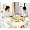 TMKDNNKG Lazy Susan Glass Turntable, 24–39 in, Round Rotating Serving Tray view 2