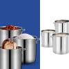 KOHARA Stainless Steel Stockpot with Lid, 48 L, 35 cm Diameter x 50 cm H view 4