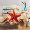 Flannel Fleece Throw Blanket, Starfish at Sunset, 180 x 220 cm view 4